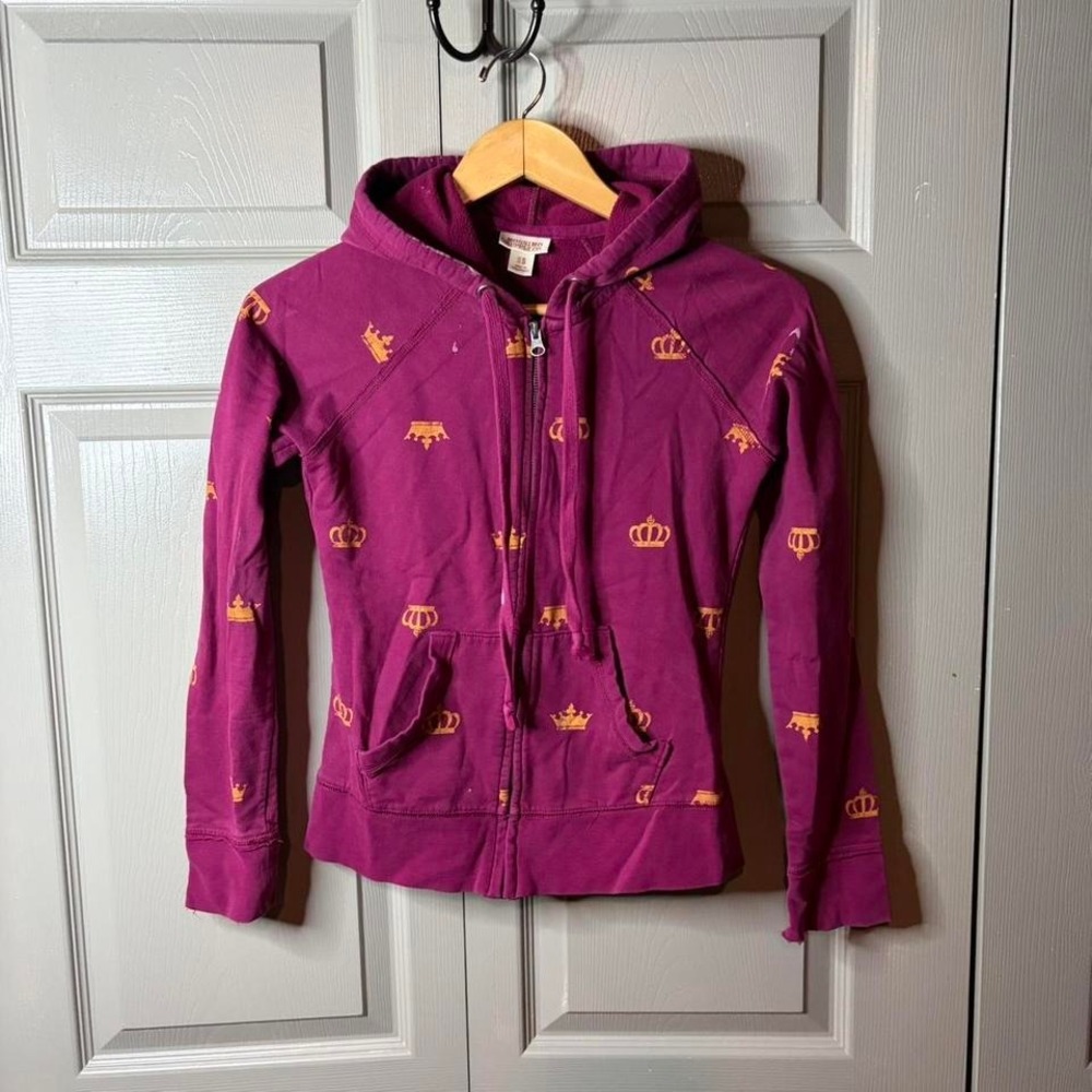 Y2K crown mossimo regal hoodie S bedazzled spring summer grunge fairy festival